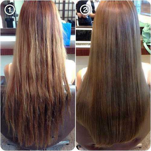 Коллагеновое обертывание волос